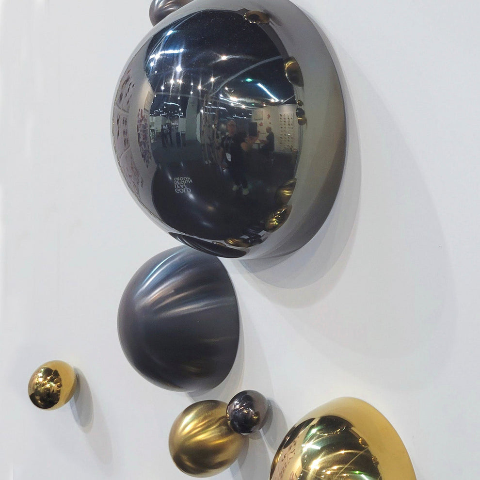 Half Ball 6"D, Mica Matte By Gold Leaf | Wall Art | Modishstore - 4