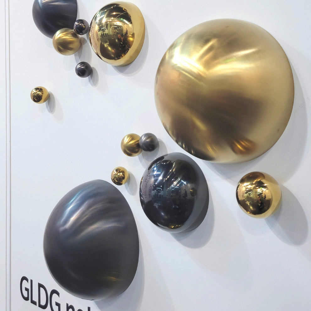 Wall Play™: Orb, Gold Matte, Set/10 By Gold Leaf | Wall Art | Modishstore - 5