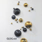 Half Ball 10"D, Gold Matte By Gold Leaf | Wall Art | Modishstore - 5