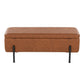 Daniella Storage Bench By LumiSource - OT-DANIELLASTOR BKCAM | Benches | Modishstore - 10