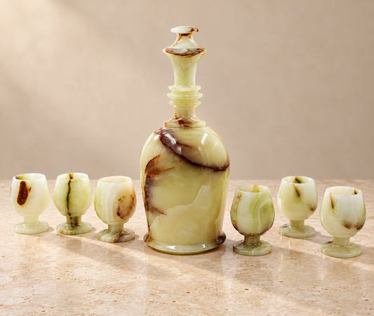 Wine Decanter & Goblets  Set -II