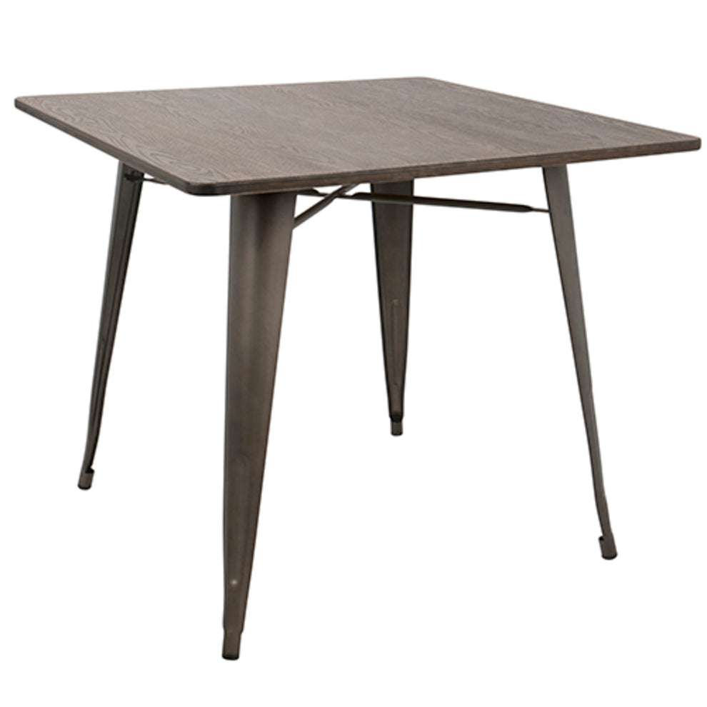 Oregon Dinette Table By LumiSource - DT-OR3636 AN+E | Dining Tables | Modishstore - 3