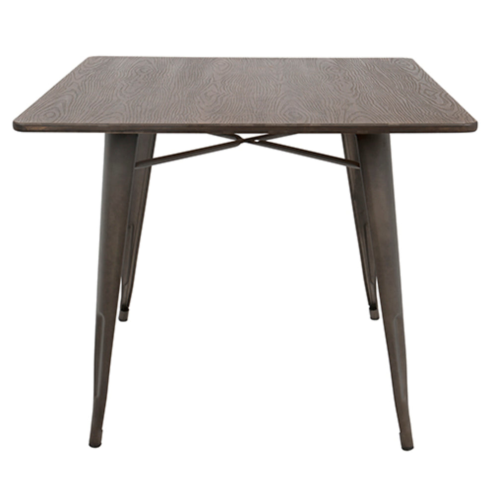 Oregon Dinette Table By LumiSource - DT-OR3636 AN+E | Dining Tables | Modishstore - 4