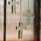 Glass Cross Suncatcher Set Of 4 By Kalalou | Ornaments | Modishstore - 2