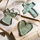 Glass Heart Ornament Set Of 4 By Kalalou | Ornaments | Modishstore - 2