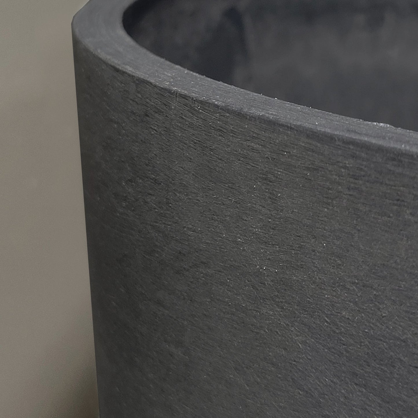 Monstera Vine in Rotunda Planter SM, Grey Matte By Gold Leaf | Planters, Troughs & Cachepots | Modishstore - 6
