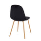 Pebble Chair - Set of 2 Black By LumiSource | Dining Chairs | Modishstore - 5