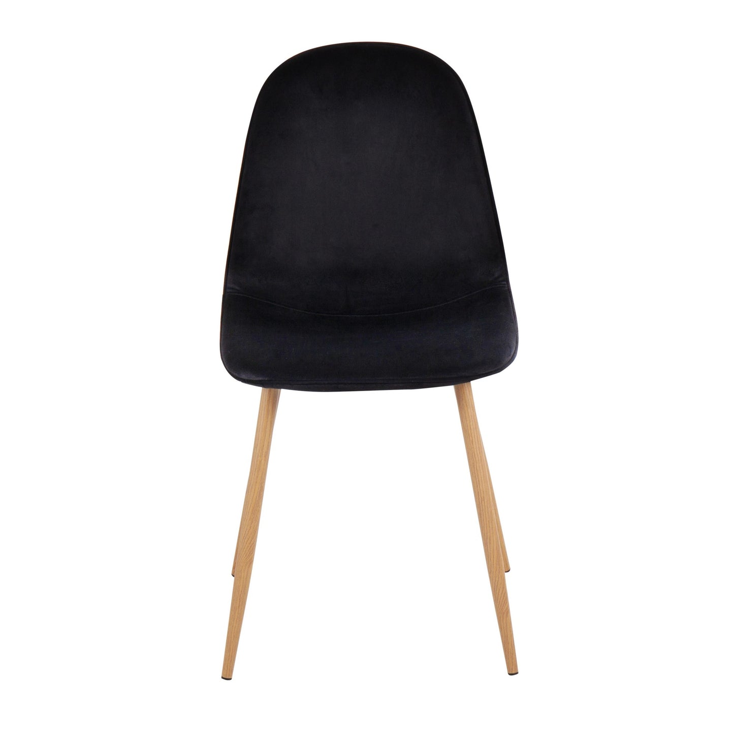 Pebble Chair - Set of 2 Black By LumiSource | Dining Chairs | Modishstore - 3