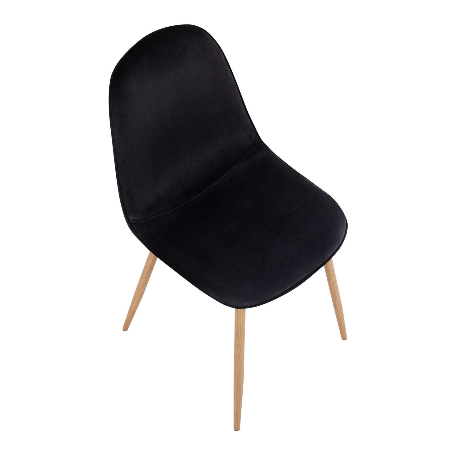 Pebble Chair - Set of 2 Black By LumiSource | Dining Chairs | Modishstore - 4