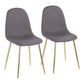 Pebble Chair - Set of 2 By LumiSource - CH-PEBBLE AUCHAR2 | Dining Chairs | Modishstore - 3