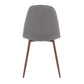 Pebble Chair - Set of 2 By LumiSource - CH-PEBBLE WLCHAR2 | Dining Chairs | Modishstore - 6