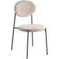 LeisureMod Euston Modern Velvet Dining Chair with Grey Steel Frame | Dining Chairs | Modishstore - 11