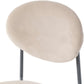 LeisureMod Euston Modern Velvet Dining Chair with Grey Steel Frame | Dining Chairs | Modishstore - 10