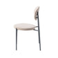 LeisureMod Euston Modern Velvet Dining Chair with Grey Steel Frame | Dining Chairs | Modishstore - 5