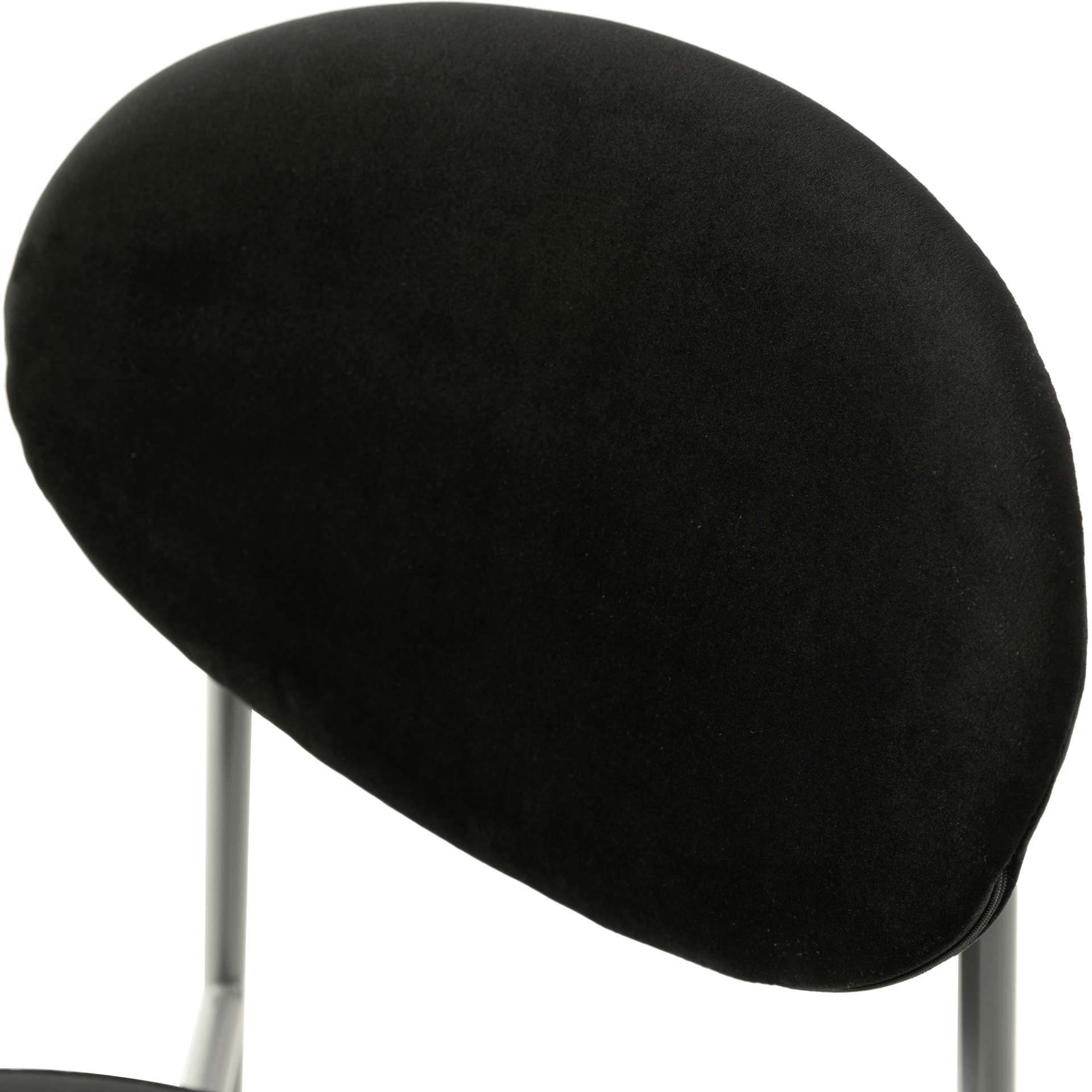 LeisureMod Euston Modern Velvet Dining Chair with Grey Steel Frame | Dining Chairs | Modishstore - 21
