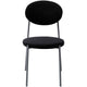 LeisureMod Euston Modern Velvet Dining Chair with Grey Steel Frame | Dining Chairs | Modishstore - 15