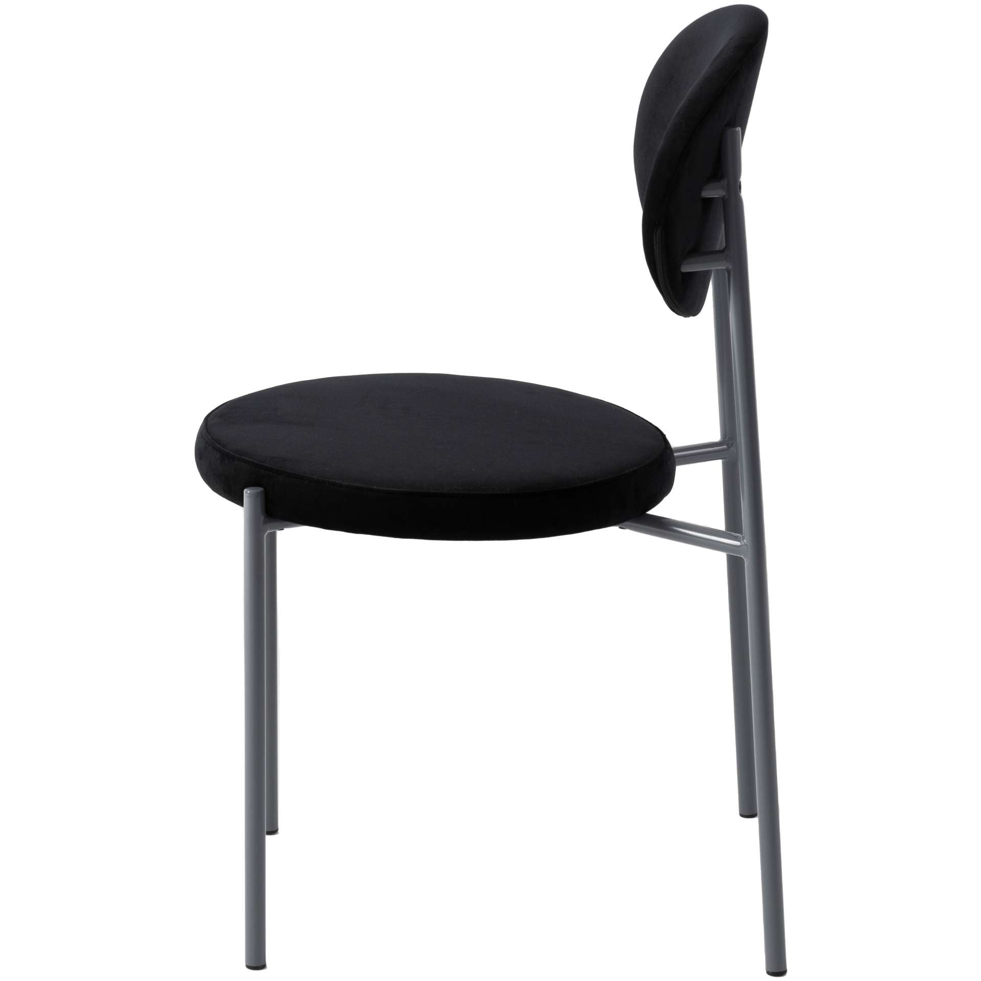 LeisureMod Euston Modern Velvet Dining Chair with Grey Steel Frame | Dining Chairs | Modishstore - 16