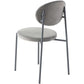 LeisureMod Euston Modern Velvet Dining Chair with Grey Steel Frame | Dining Chairs | Modishstore - 29