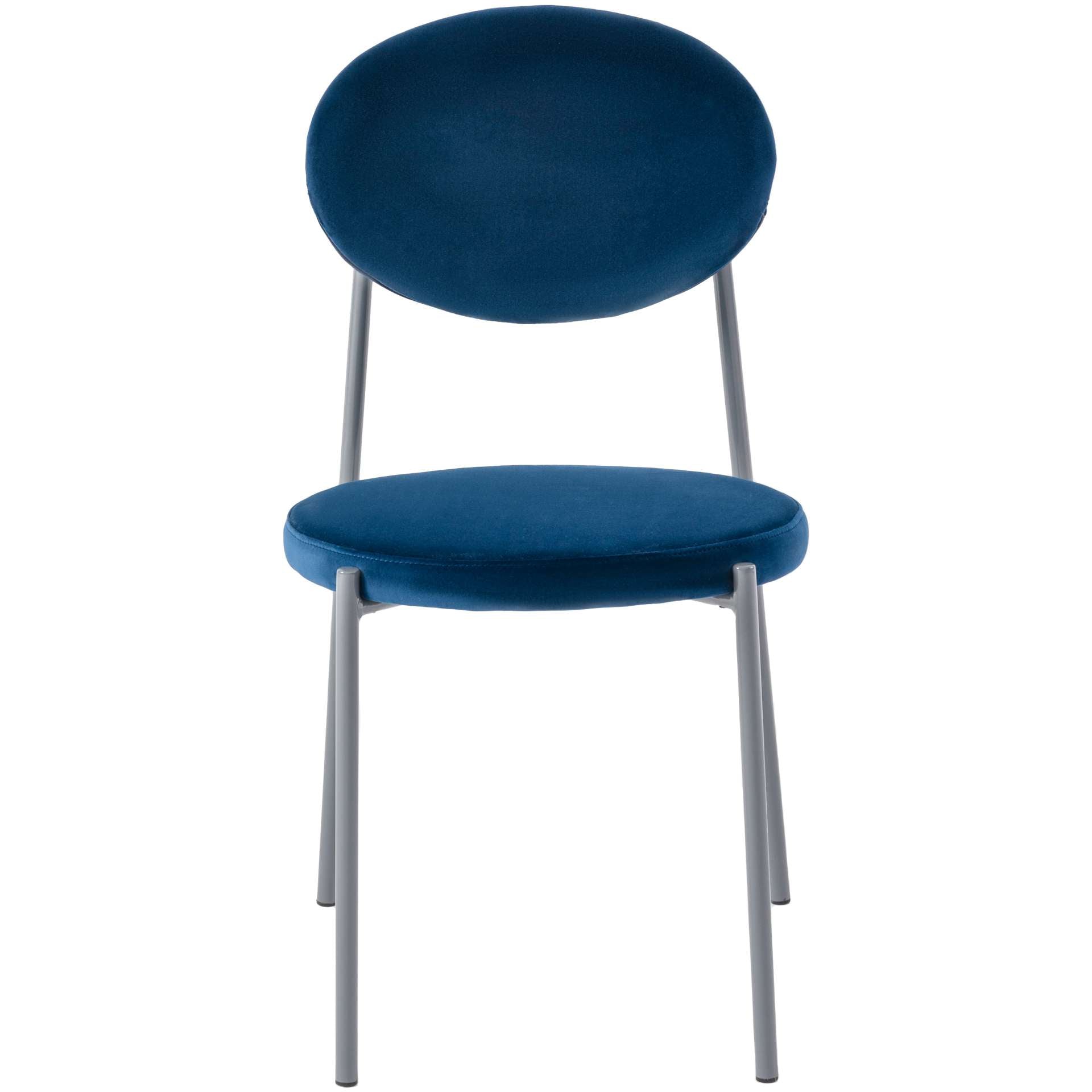 LeisureMod Euston Modern Velvet Dining Chair with Grey Steel Frame | Dining Chairs | Modishstore - 38