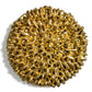 River Rock 6.75"D Wall Medallion, Gold Painted By Gold Leaf | Wall Art | Modishstore - 2