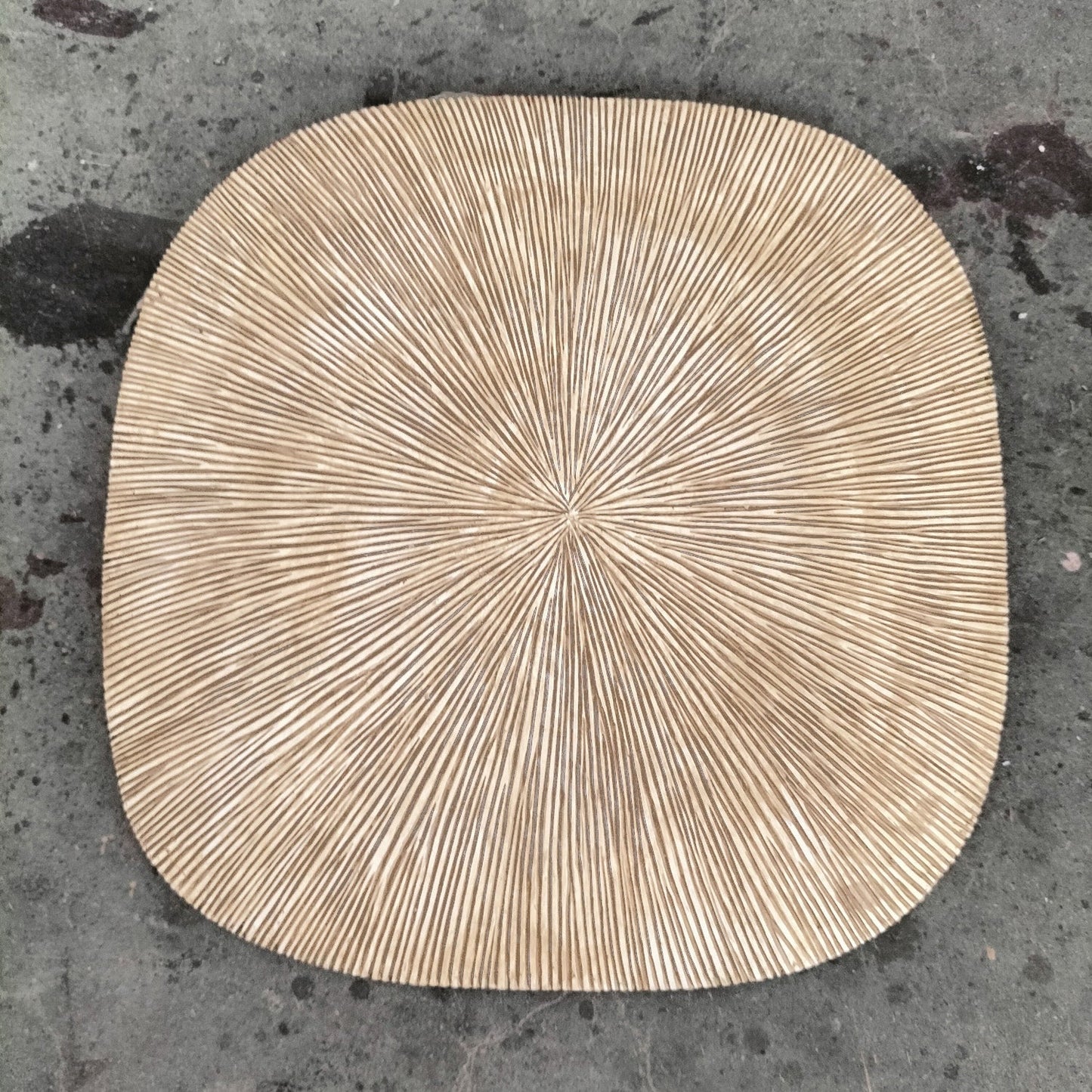 Groove 20.4"SQ, Brown Wash By Gold Leaf | Wall Art | Modishstore - 1