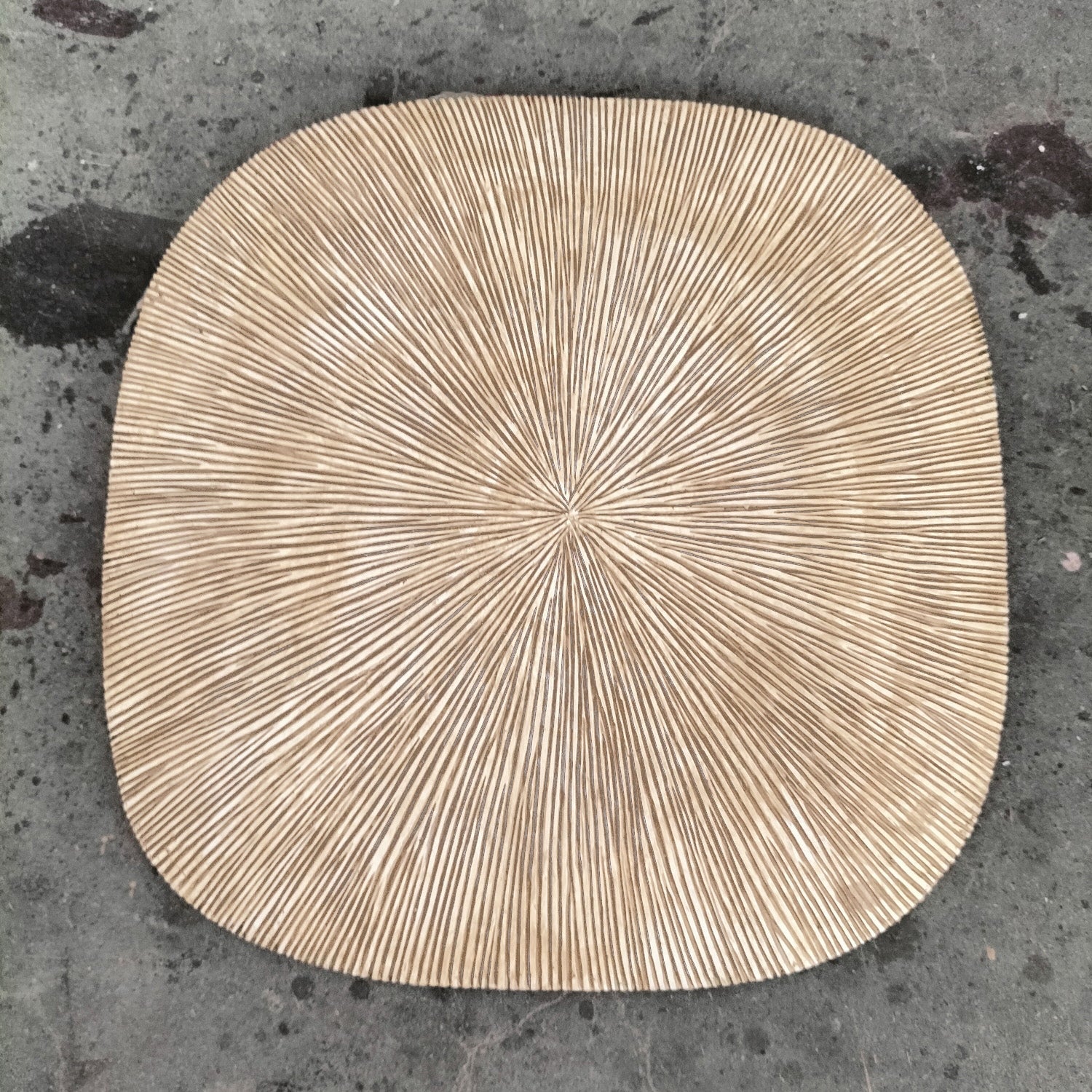 Groove 20.4"SQ, Brown Wash By Gold Leaf | Wall Art | Modishstore - 1