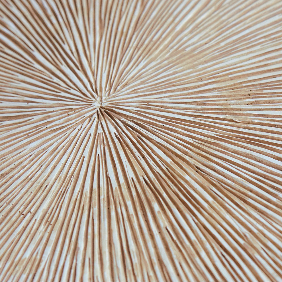 Groove 20.4"SQ, Brown Wash By Gold Leaf | Wall Art | Modishstore - 4