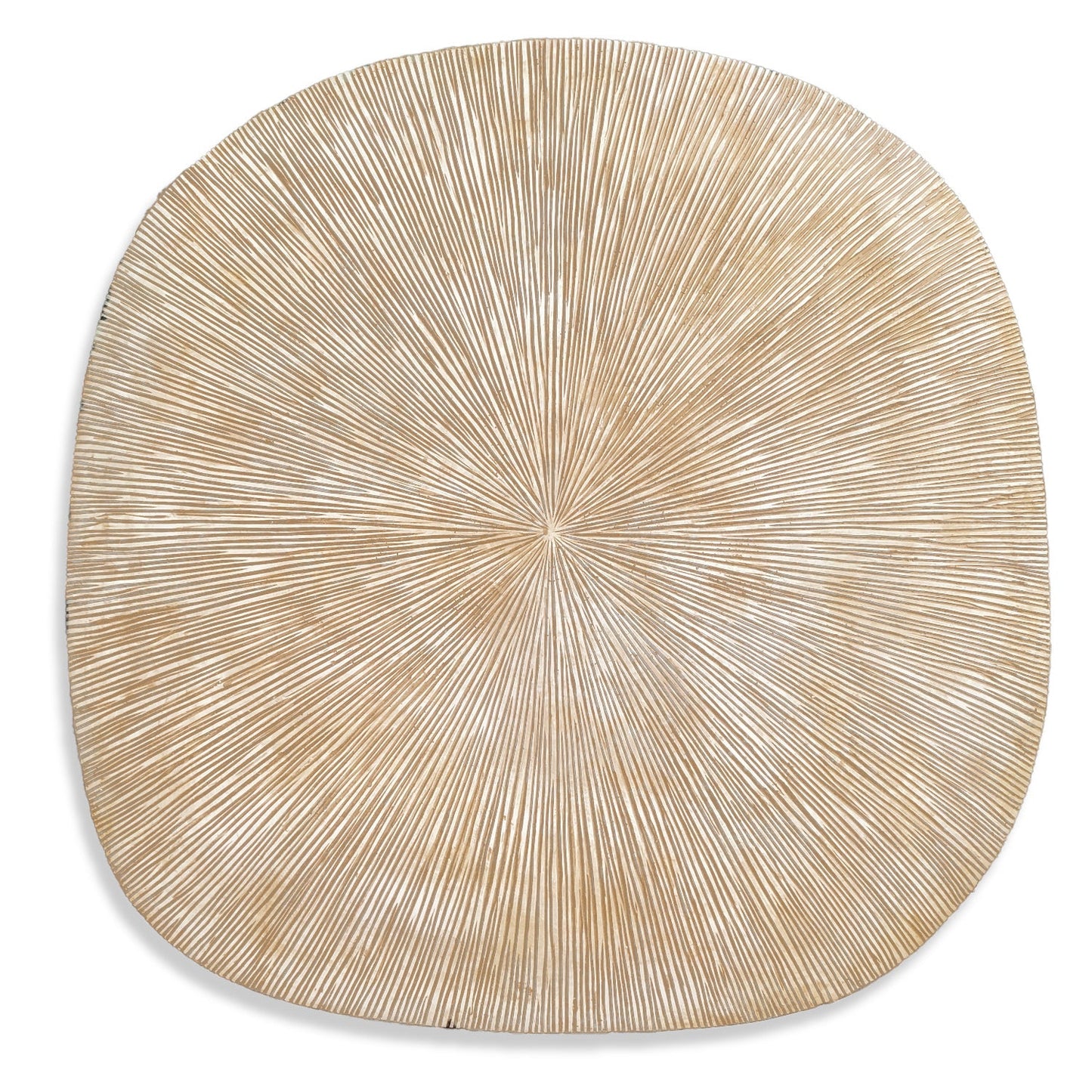 Groove 28.5"SQ, Brown Wash By Gold Leaf | Wall Art | Modishstore - 1