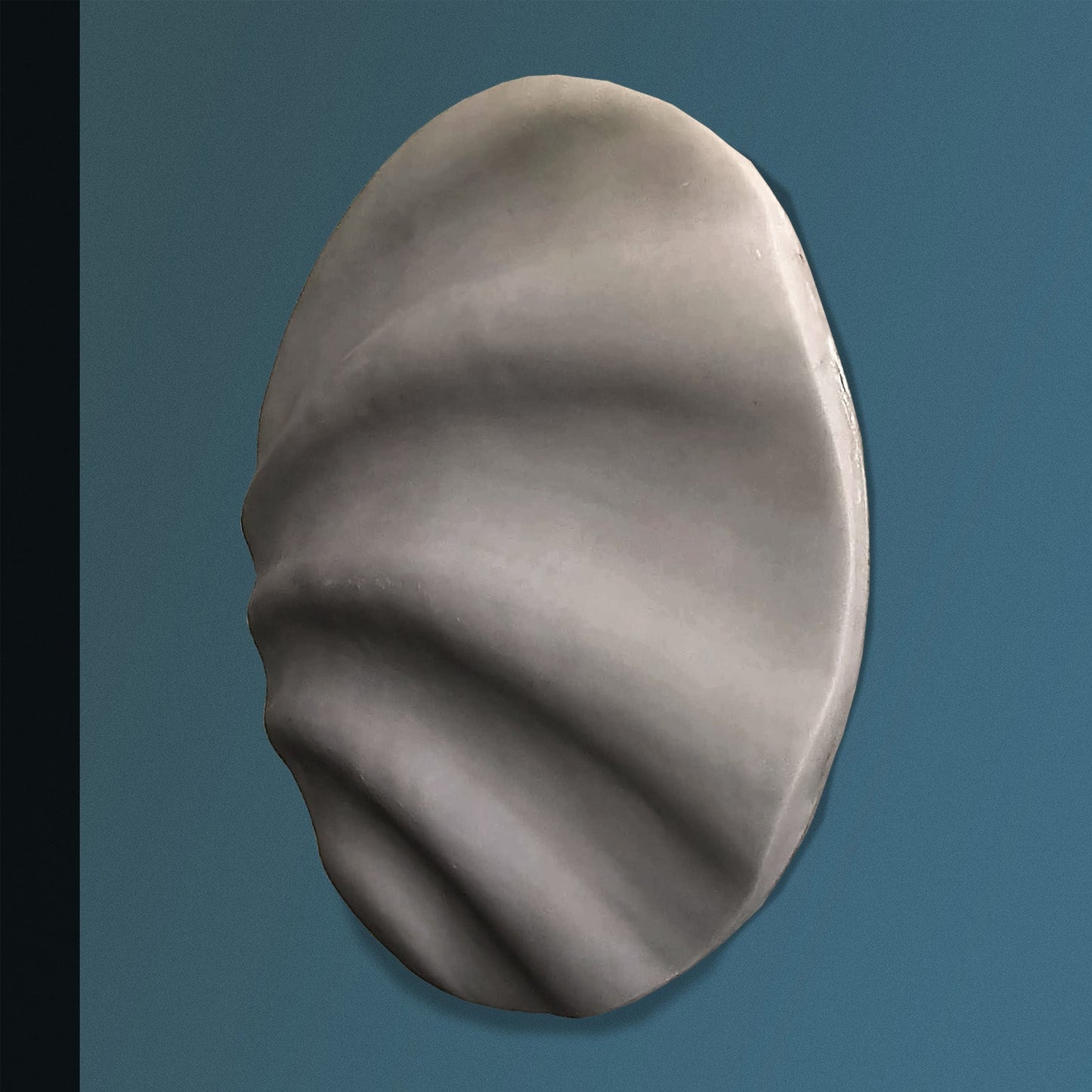 Cascade 18.5"D, Grey DK By Gold Leaf | Wall Art | Modishstore - 3