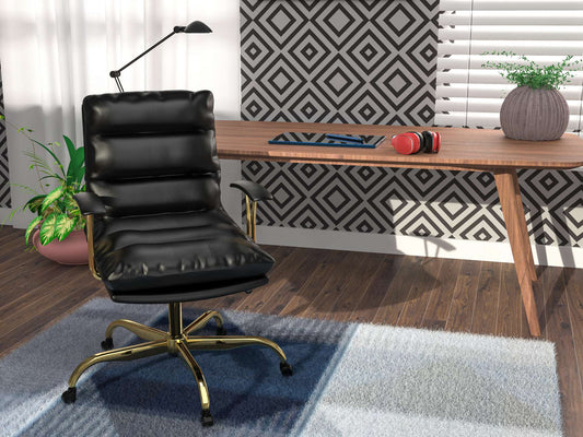 LeisureMod Regina Modern Executive Leather Office Chair | Office Chairs | Modishstore