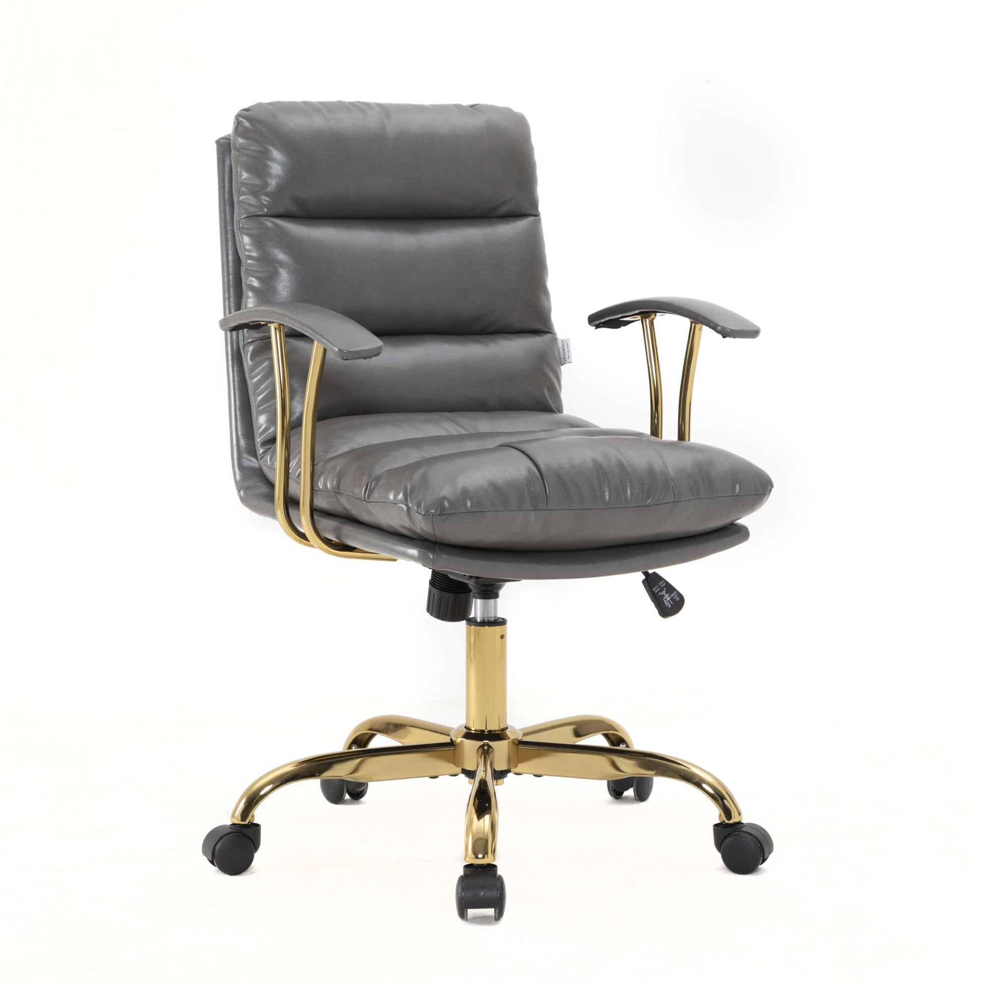LeisureMod Regina Modern Executive Leather Office Chair | Office Chairs | Modishstore - 25