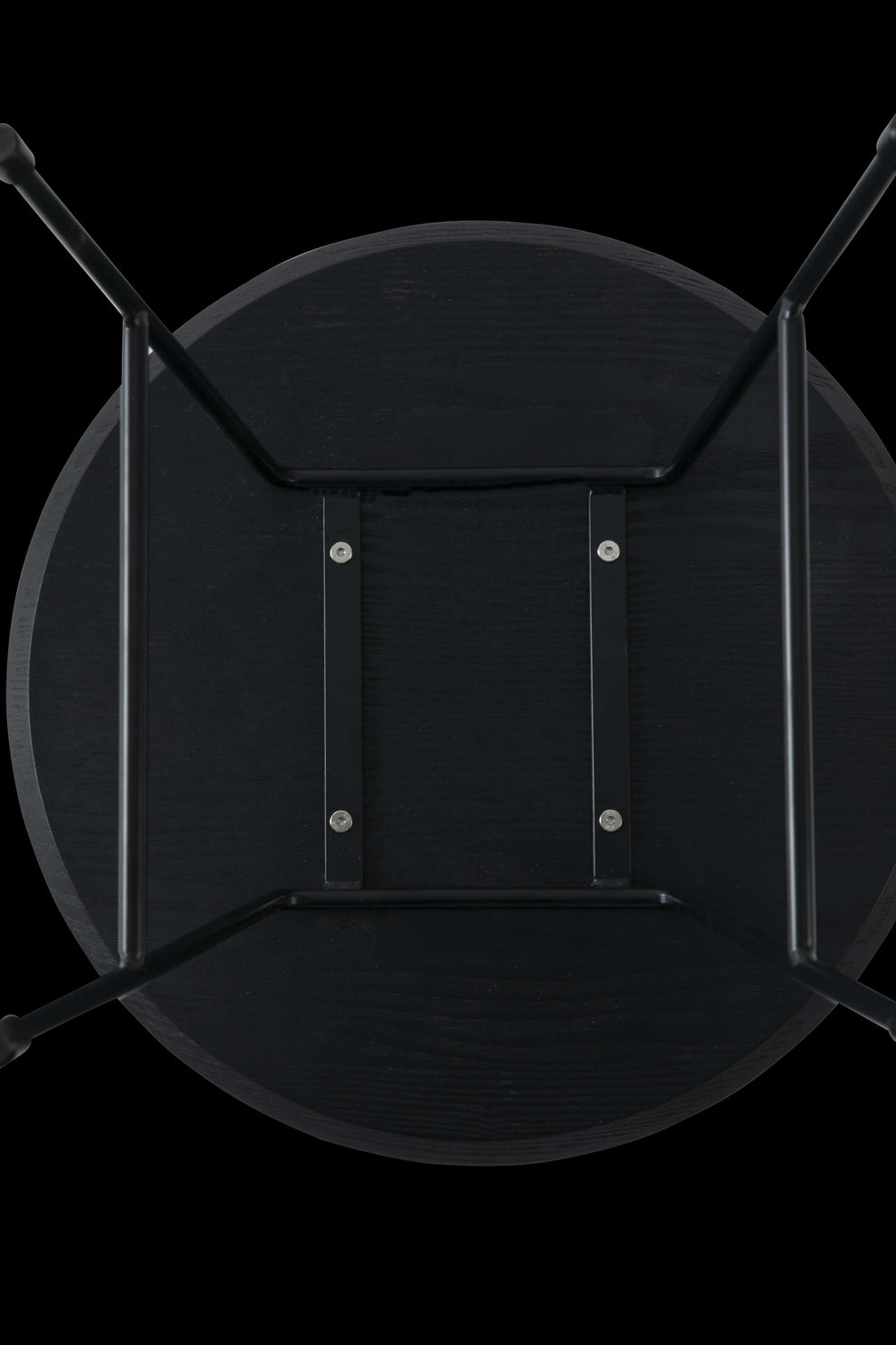 LeisureMod Rossmore Mid Century Modern Round Side Table With Black Steel Frame | Side Tables | Modishstore - 11