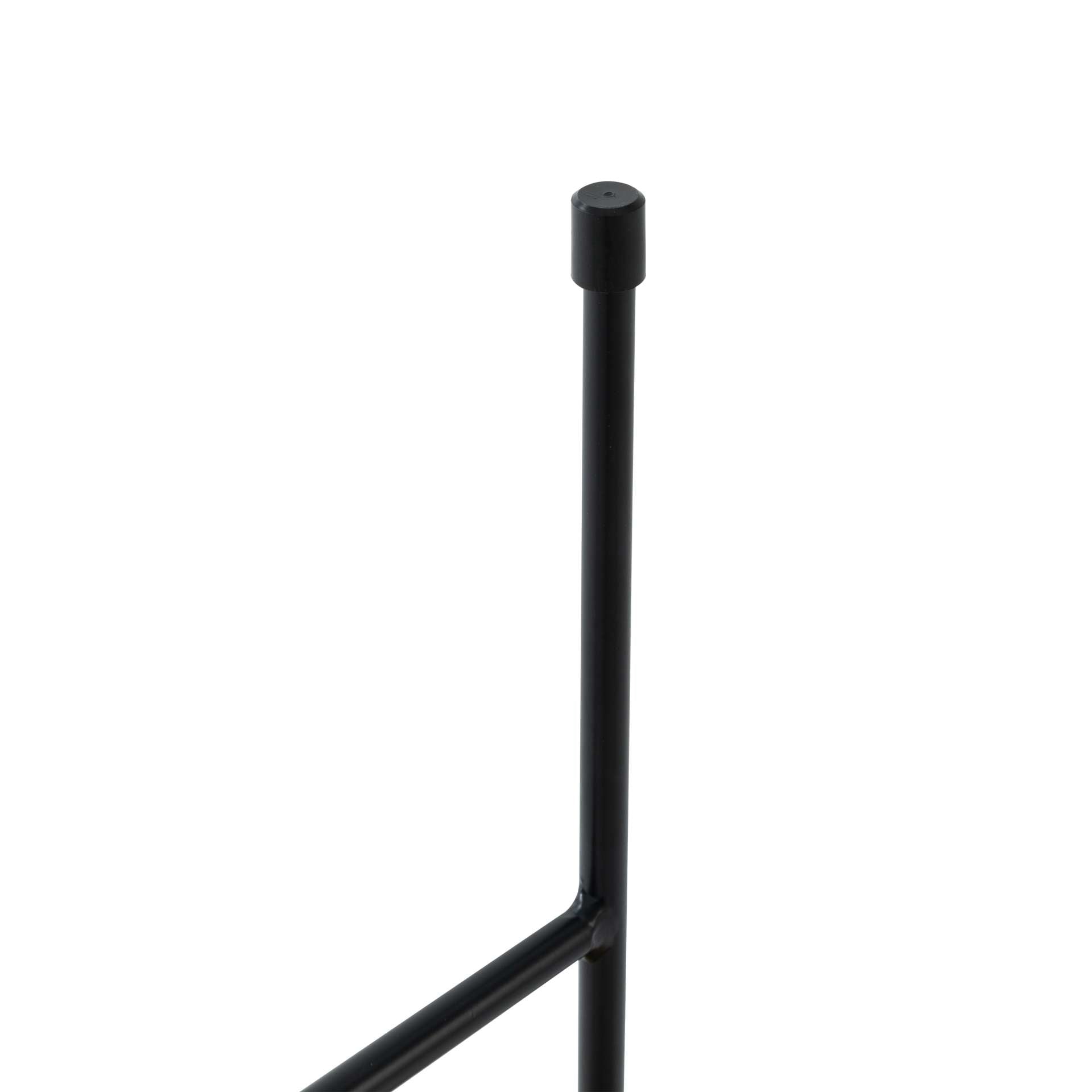 LeisureMod Rossmore Mid Century Modern Round Side Table With Black Steel Frame | Side Tables | Modishstore - 10