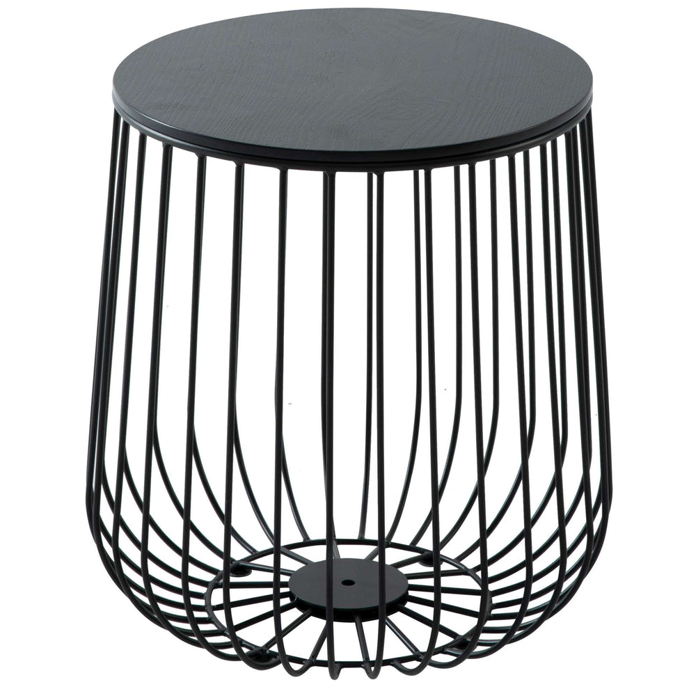 LeisureMod Runswick Modern Wood Top End Table With Metal Base | Side Tables | Modishstore - 3