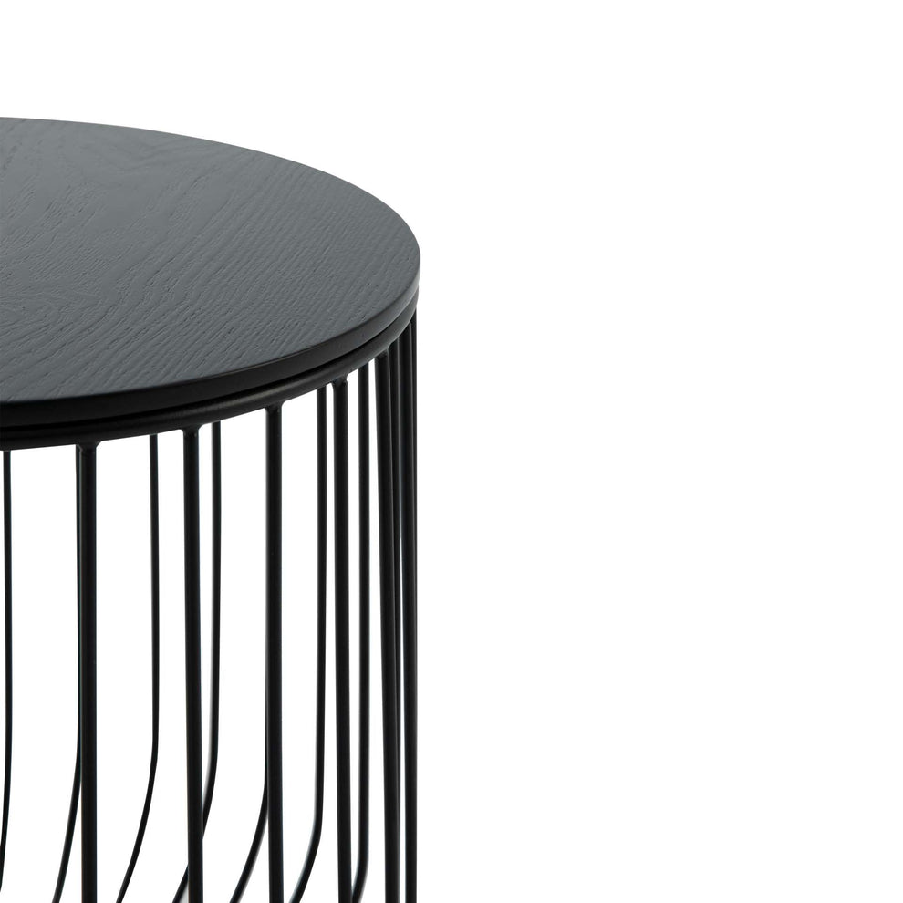 LeisureMod Runswick Modern Wood Top End Table With Metal Base | Side Tables | Modishstore - 6