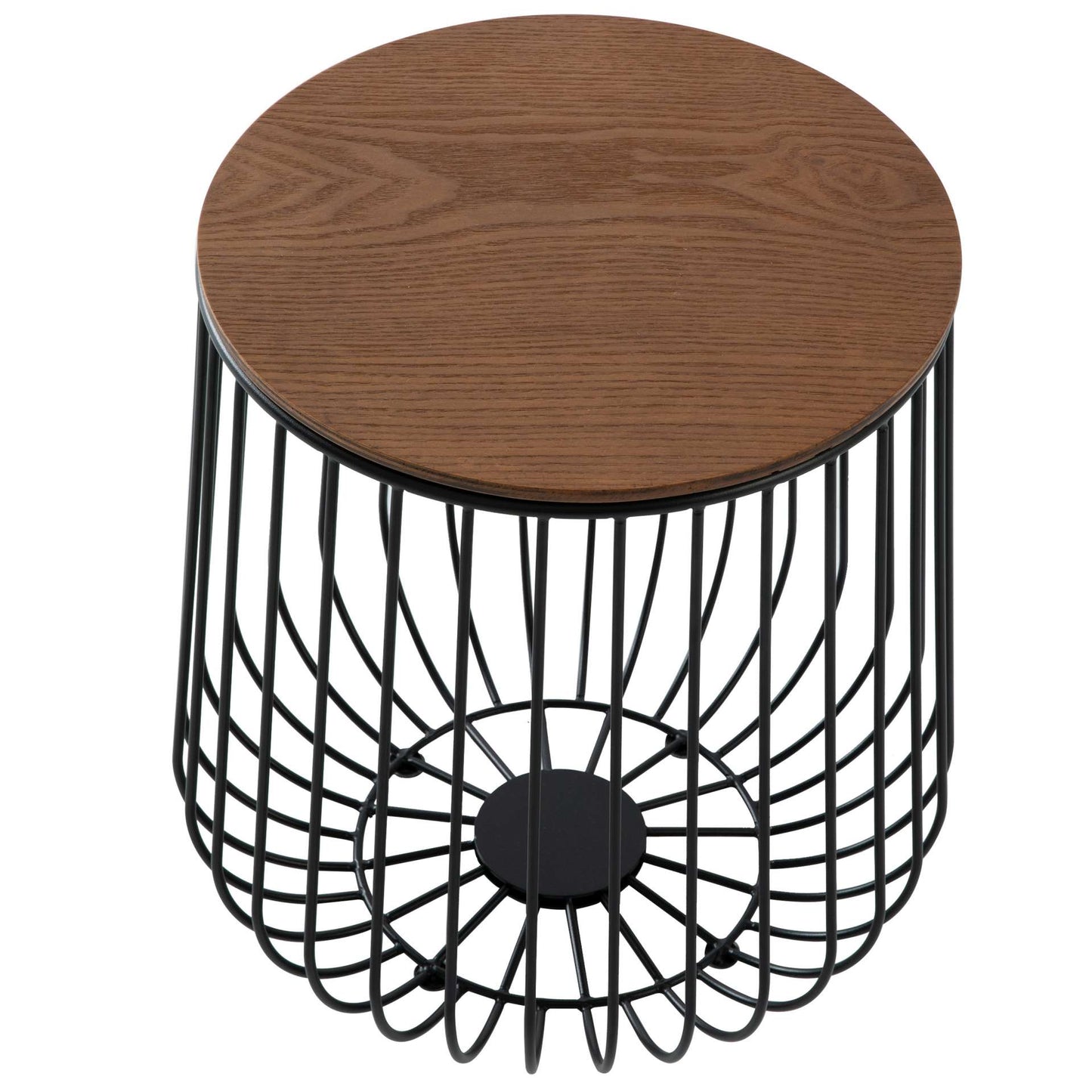 LeisureMod Runswick Modern Wood Top End Table With Metal Base | Side Tables | Modishstore - 16