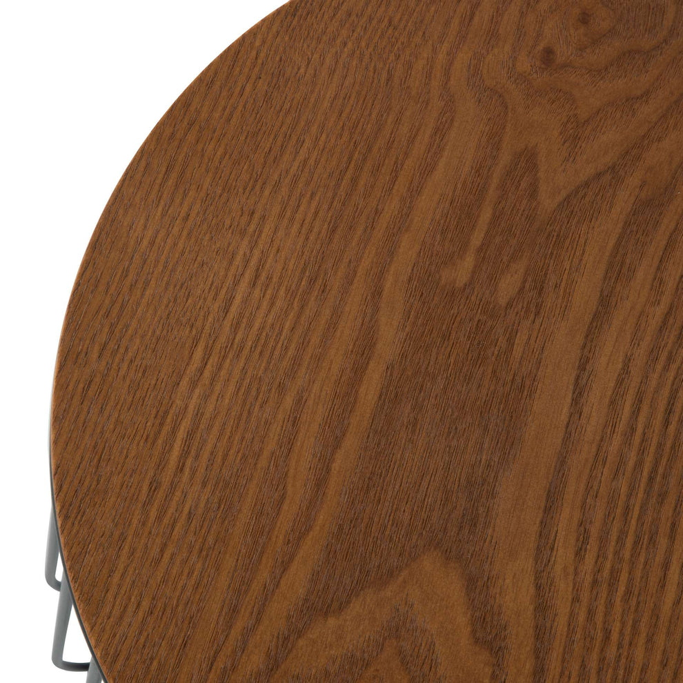 LeisureMod Runswick Modern Wood Top End Table With Metal Base | Side Tables | Modishstore - 20
