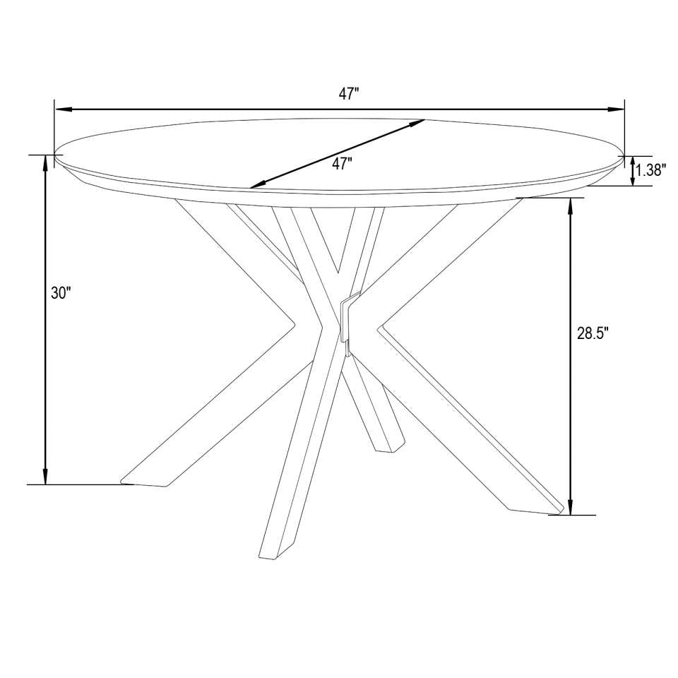 Leisuremod Ravenna Mid-Century Modern 5-Piece Metal Dining Set with 4 Stackable Plastic Chairs | Dining Sets | Modishstore - 21