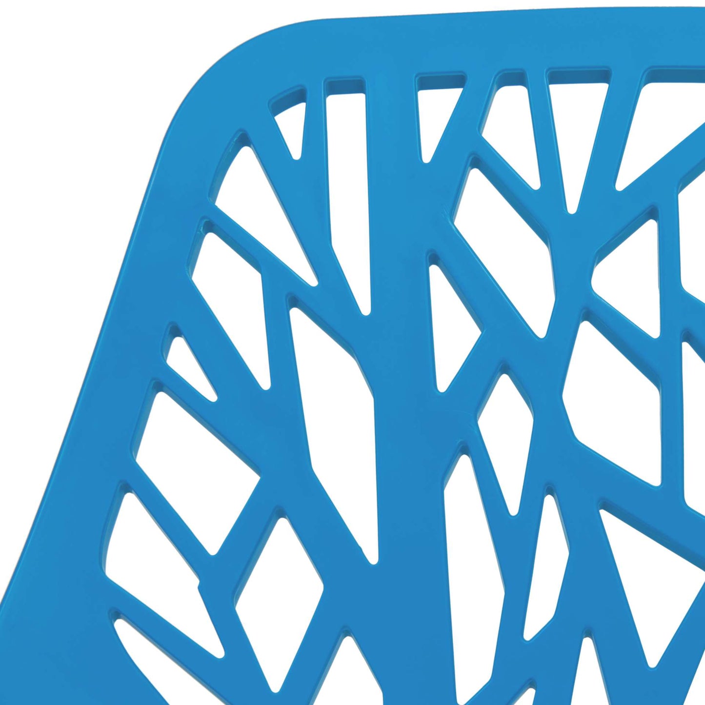 Leisuremod Ravenna Mid-Century Modern 5-Piece Metal Dining Set with 4 Stackable Plastic Chairs | Dining Sets | Modishstore - 22