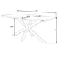 LeisureMod Ravenna 63" Rectangular Wood Dining Table With Modern Metal Base | Dining Tables | Modishstore - 4