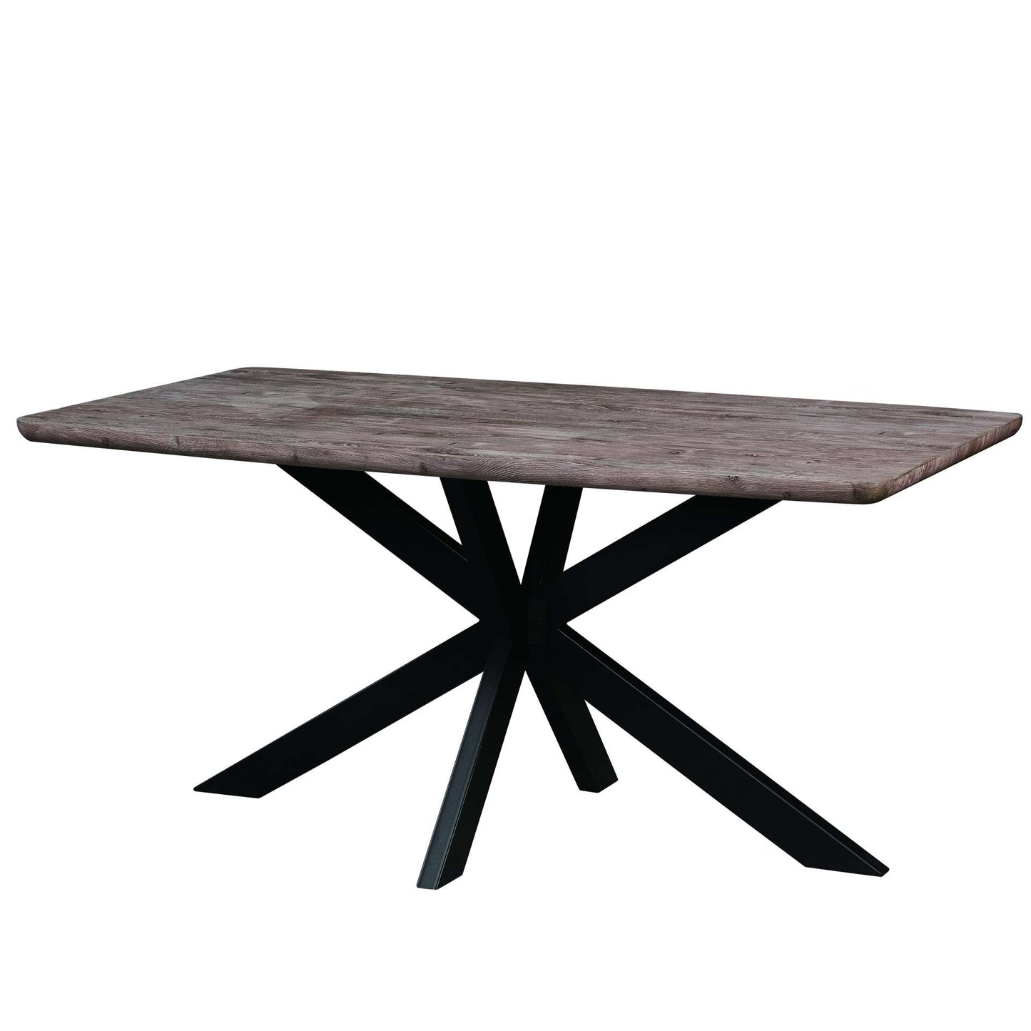 LeisureMod Ravenna 63" Rectangular Wood Dining Table With Modern Metal Base | Dining Tables | Modishstore - 17
