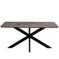 LeisureMod Ravenna 63" Rectangular Wood Dining Table With Modern Metal Base | Dining Tables | Modishstore - 16