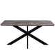 LeisureMod Ravenna 63" Rectangular Wood Dining Table With Modern Metal Base | Dining Tables | Modishstore - 16