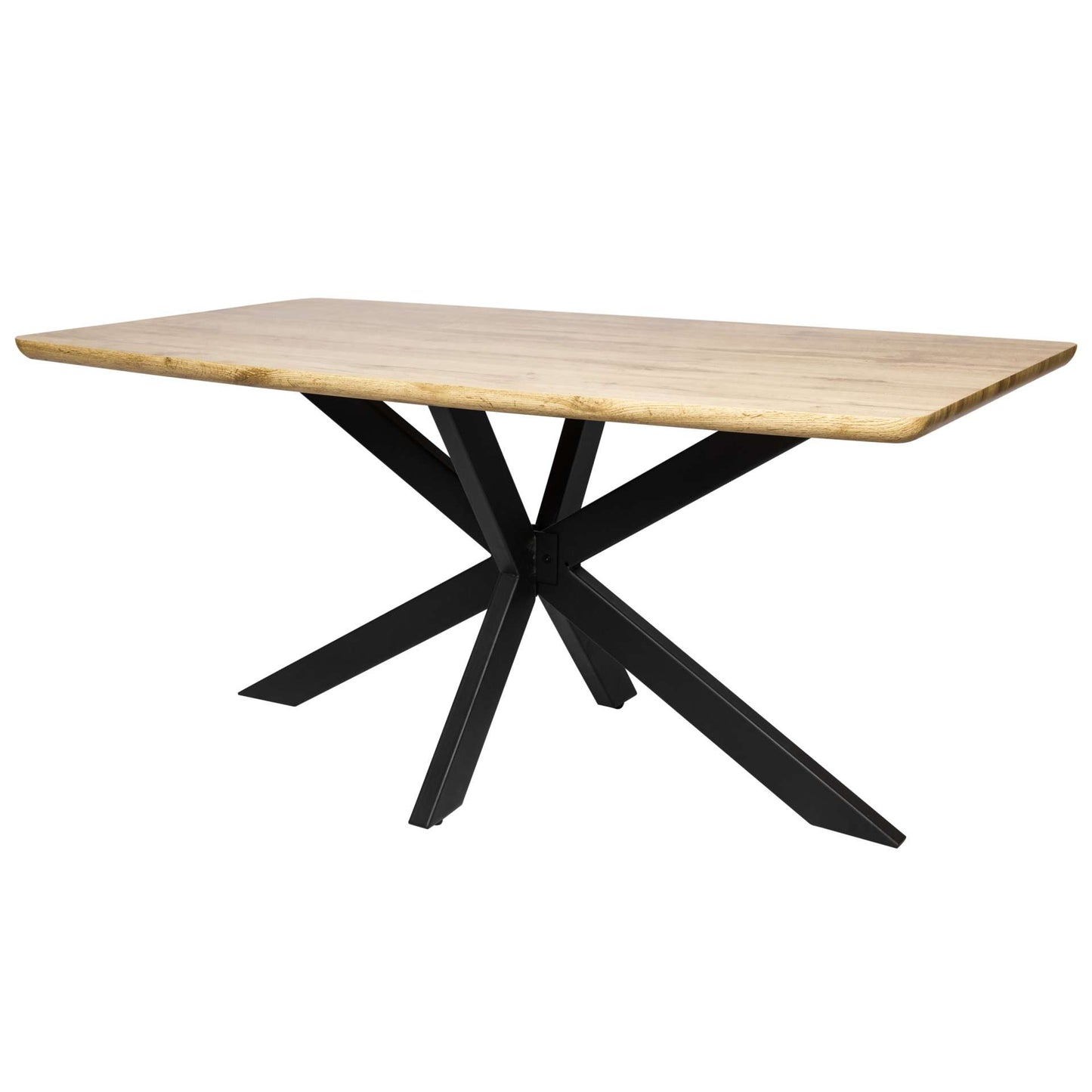 LeisureMod Ravenna 63" Rectangular Wood Dining Table With Modern Metal Base | Dining Tables | Modishstore - 32