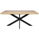 LeisureMod Ravenna 63" Rectangular Wood Dining Table With Modern Metal Base | Dining Tables | Modishstore - 24