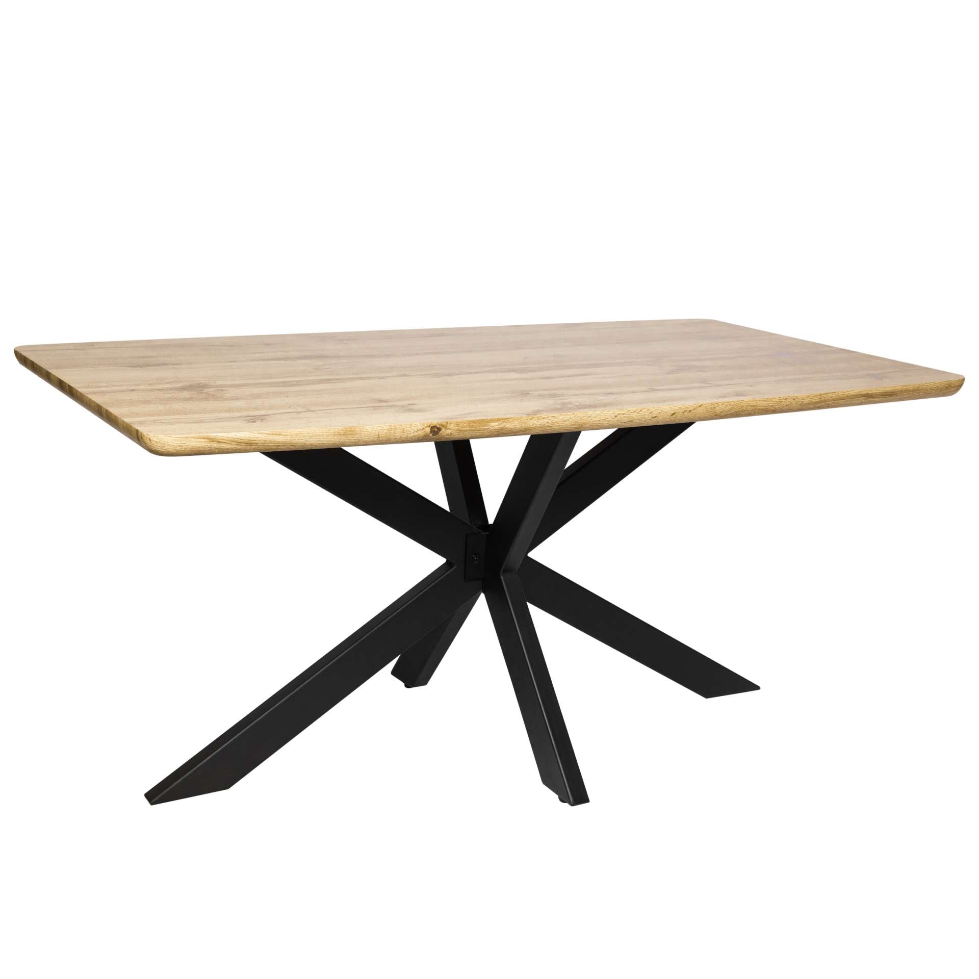 LeisureMod Ravenna 63" Rectangular Wood Dining Table With Modern Metal Base | Dining Tables | Modishstore - 30