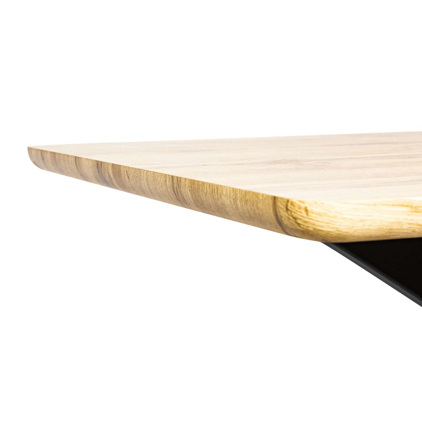 LeisureMod Ravenna 63" Rectangular Wood Dining Table With Modern Metal Base | Dining Tables | Modishstore - 29