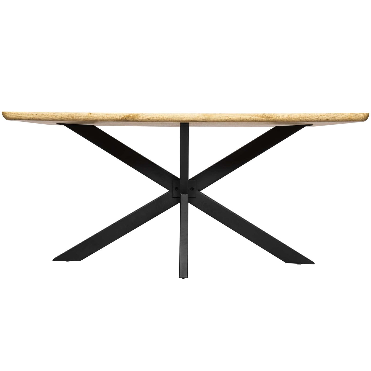 LeisureMod Ravenna 63" Rectangular Wood Dining Table With Modern Metal Base | Dining Tables | Modishstore - 25