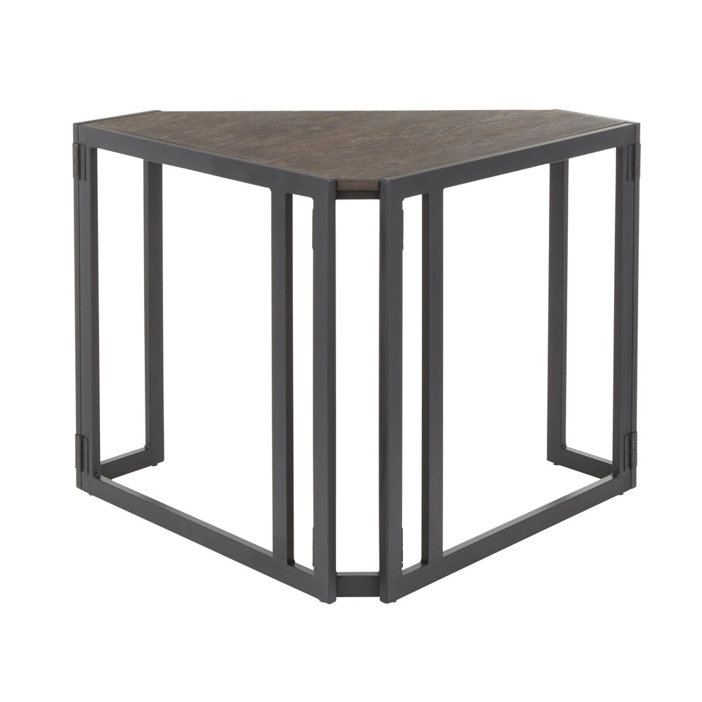 Roman Corner Desk By LumiSource - OFD-CROMAN BKES | Desks | Modishstore - 6