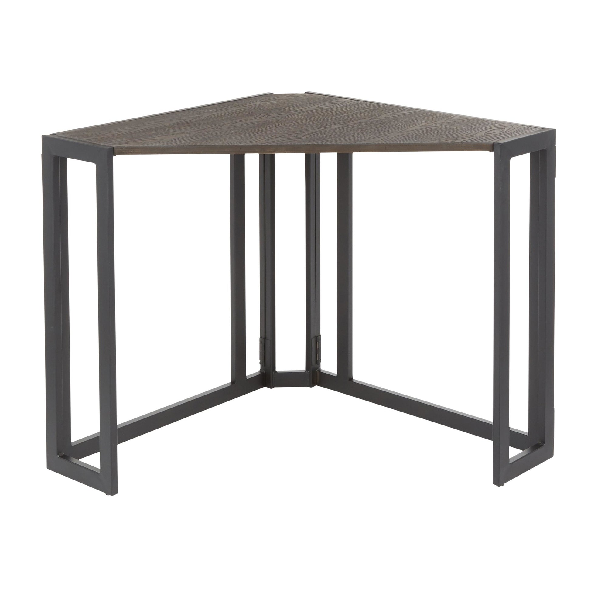 Roman Corner Desk By LumiSource - OFD-CROMAN BKES | Desks | Modishstore - 9